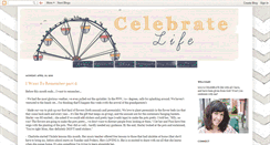 Desktop Screenshot of celebratelifewithus.com